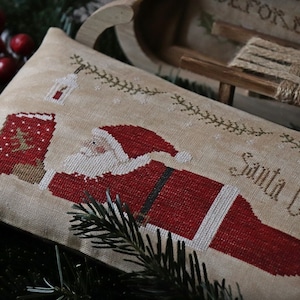 Jultomten / Korsstygnsmönster / Jul / Digitalt mönster / PDF