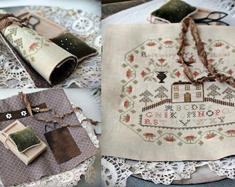 Rosemary Williams Sampler / Cross stitch pattern / PDF