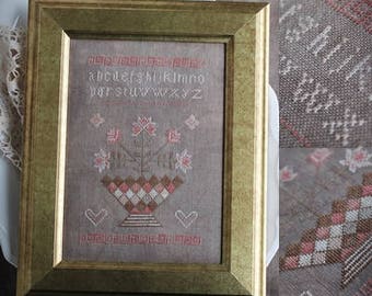 Flower Sampler / Cross stitch pattern / PDF