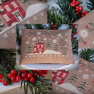 Farmhouse Christmas / Cross stitch pattern / PDF / Christmas