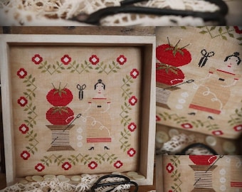 Tomato Stitcher / Cross stitch pattern / PDF