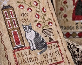 My Cat / Cross stitch pattern / PDF