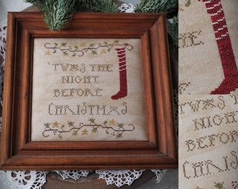 Twas the Night Before Christmas / Cross stitch pattern / PDF