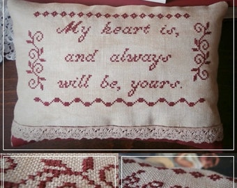 My Heart...  / Cross stitch pattern