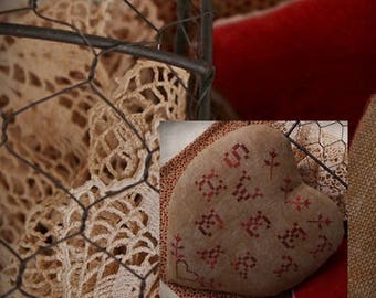 Sweetheart / Cross stitch pattern / PDF / Valentine's Day