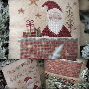 Der Weihnachtsmann kommt / Kreuzstich-Muster / Weihnachten / PDF