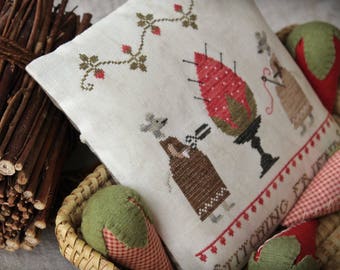 Stitching Friends / Cross stitch pattern / PDF