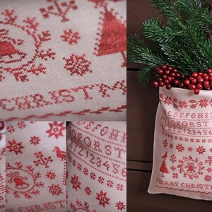 Sampler Weihnachten Glocke / Kreuzstichmuster / Weihnachten / PDF