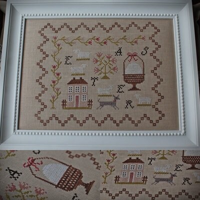 Easter Garden / Cross stitch pattern / PDF