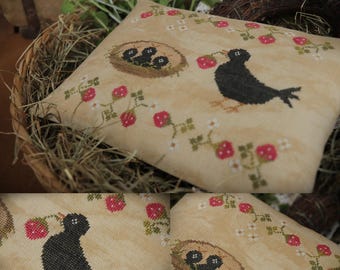 Strawberry Garden / Cross stitch pattern / PDF