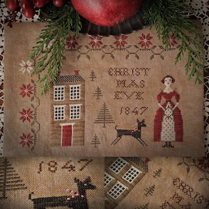 ポリー・ブラウン - クリスマスイブ / クロスステッチパターン / PDF