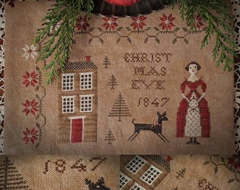 Polly Brown-Christmas Eve / Cross stitch pattern / PDF