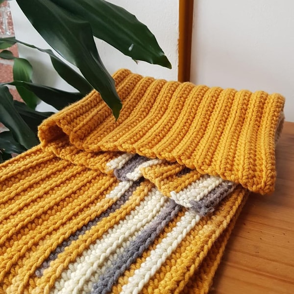 Crochet couverture pour bébé moderne