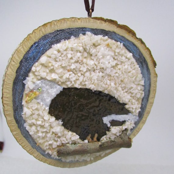 Bald Eagle and Full Moon