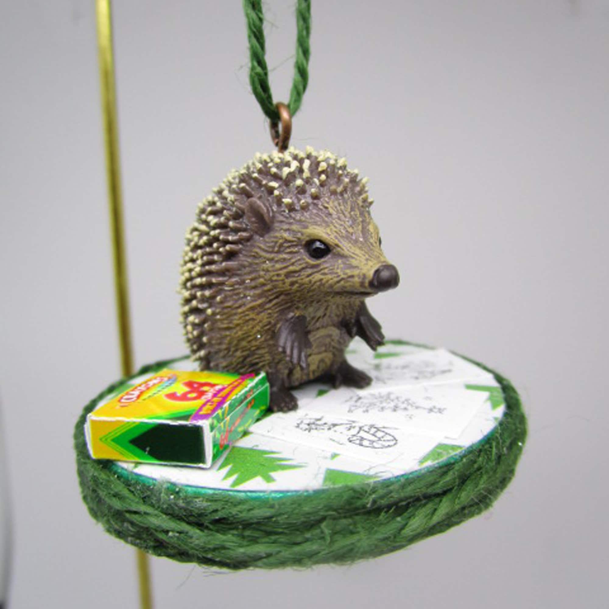 Hedgehog Christmas Ornament