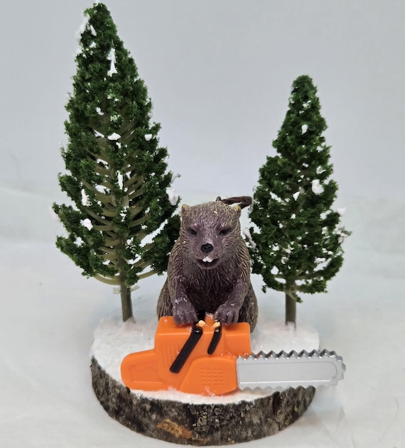 Beaver Christmas Ornament