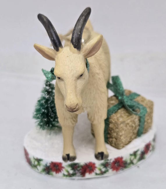 Billy Goat Christmas Ornament