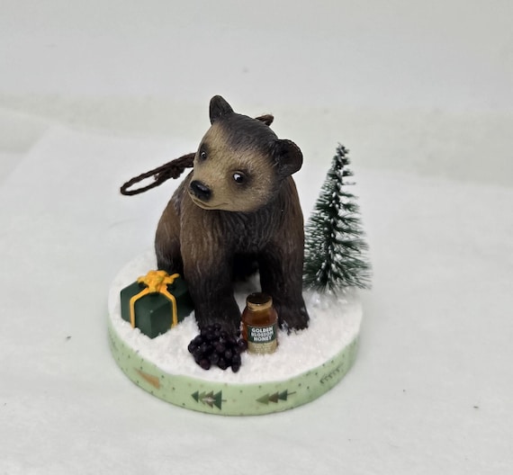 Brown Bear Christmas Ornament