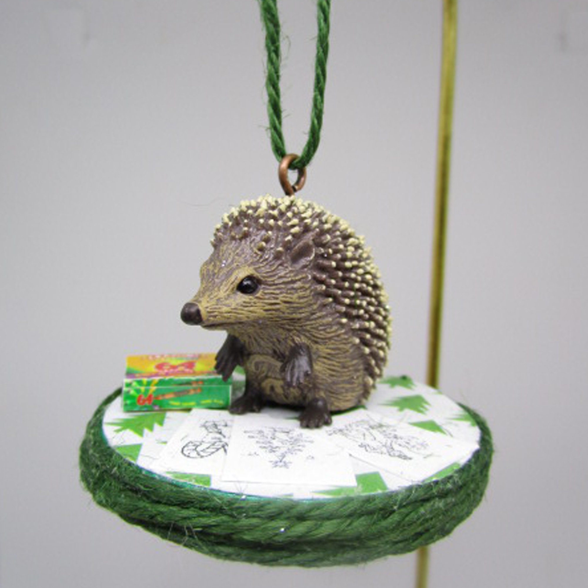 Hedgehog Christmas Ornament