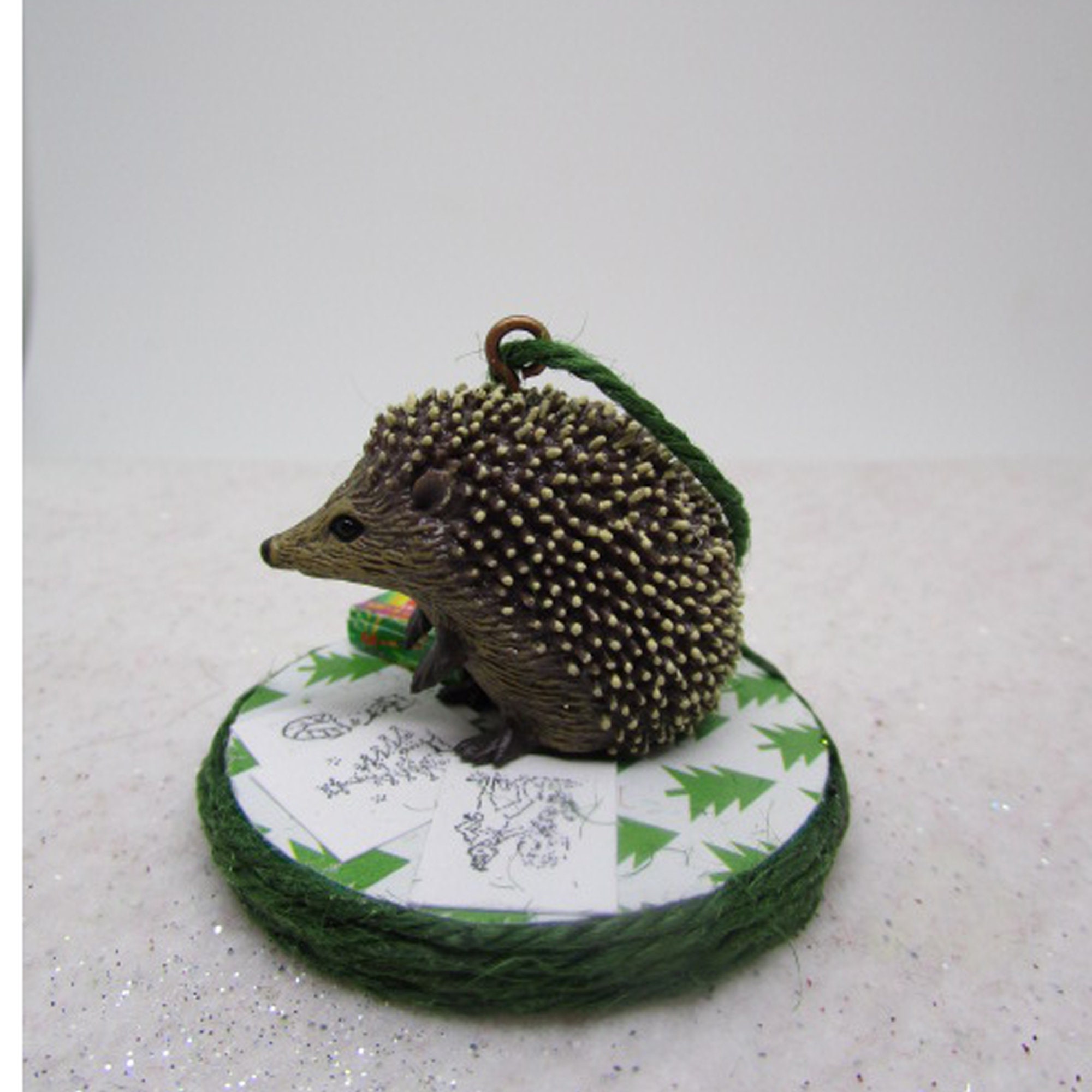 Hedgehog Christmas Ornament