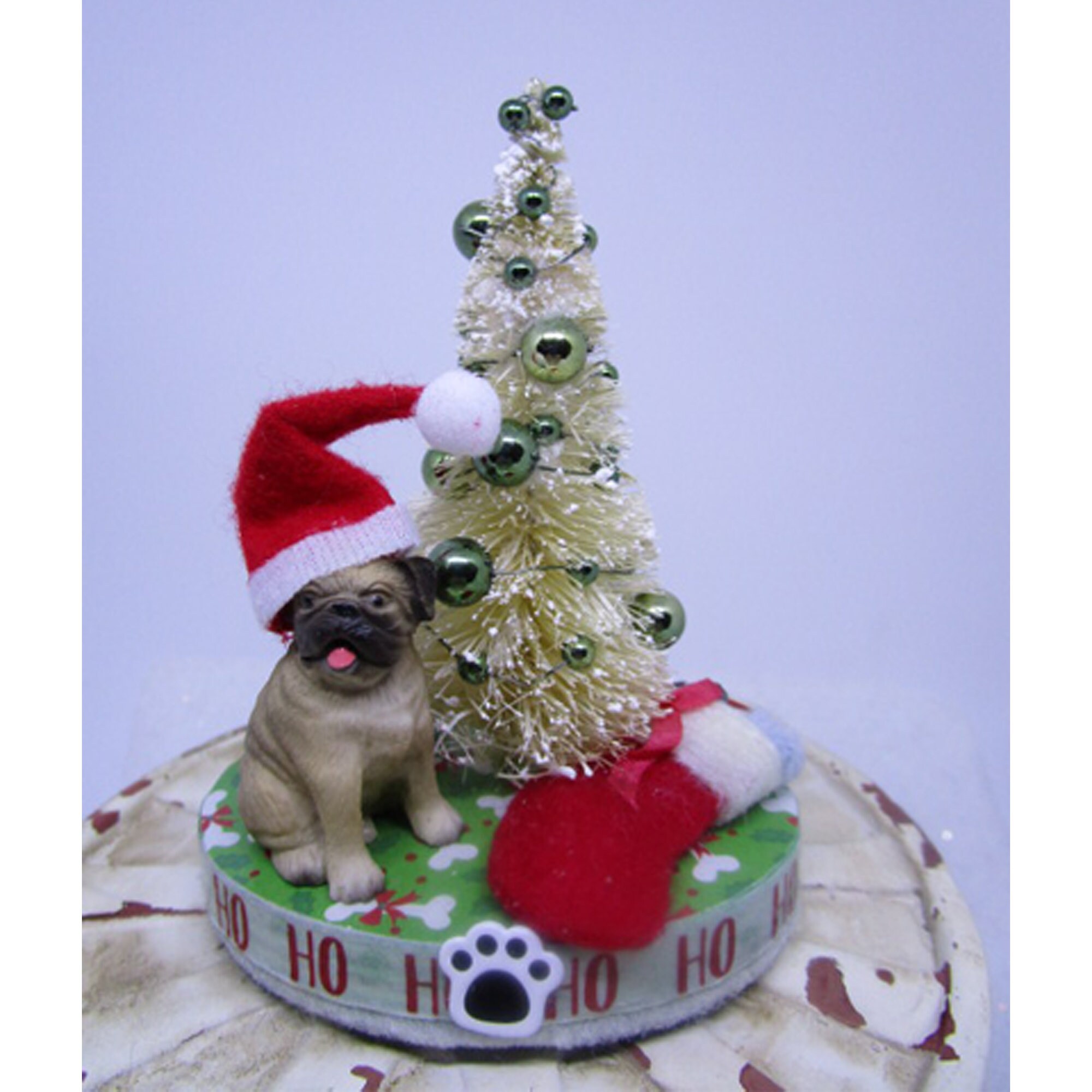Pug Christmas Ornament