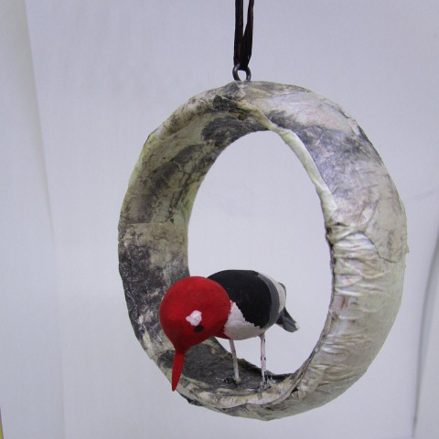 Woodpecker Ornament; Woodpecker Hanging
