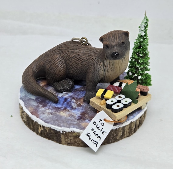 River Otter Christmas Ornament