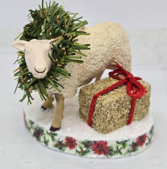 Sheep Christmas Ornament