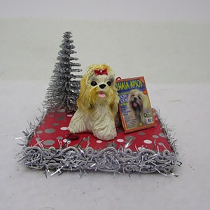 Lhasa Apso Christmas Ornament