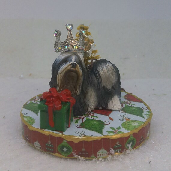 Shih Tzu Christmas Ornament