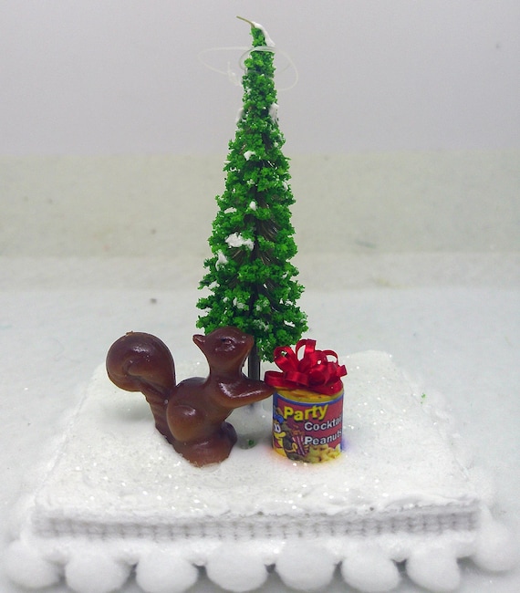 Squirrel Christmas Ornament - Remembering Peanut