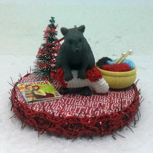 Quokka Knitted a Christmas Stocking