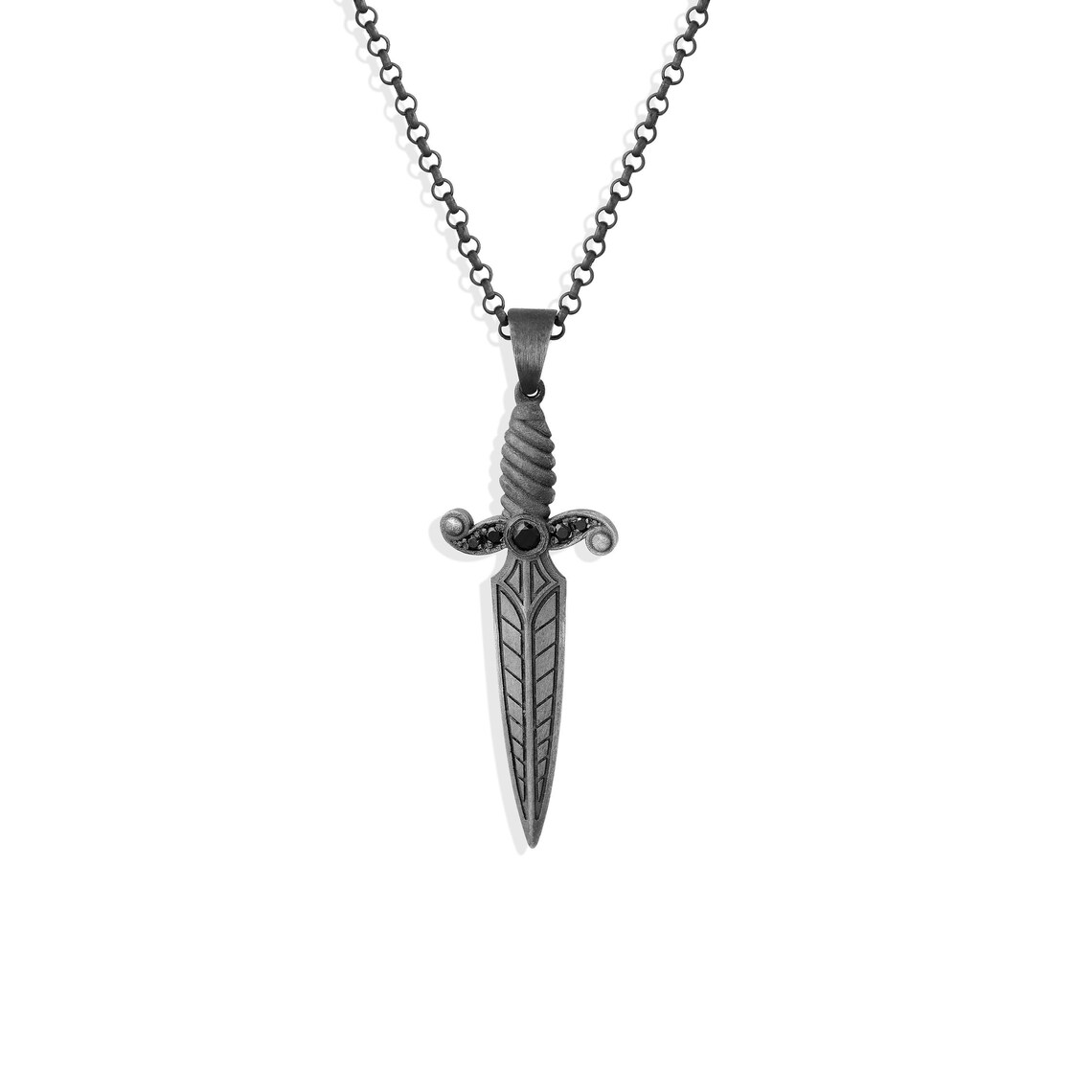 Mens Sword Necklace Silver Sword Necklace for Men Sword Mens - Etsy