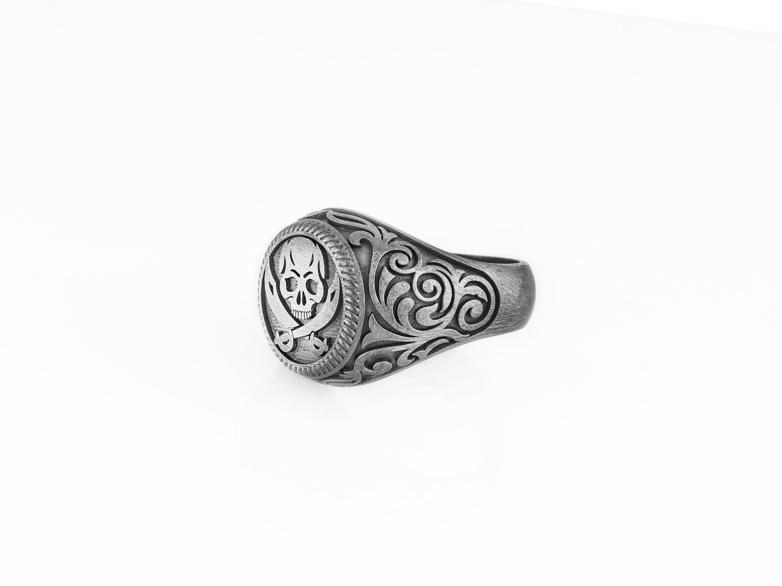 Mens Pirate Ring Mens Ring Unique Rings for Men Etsy