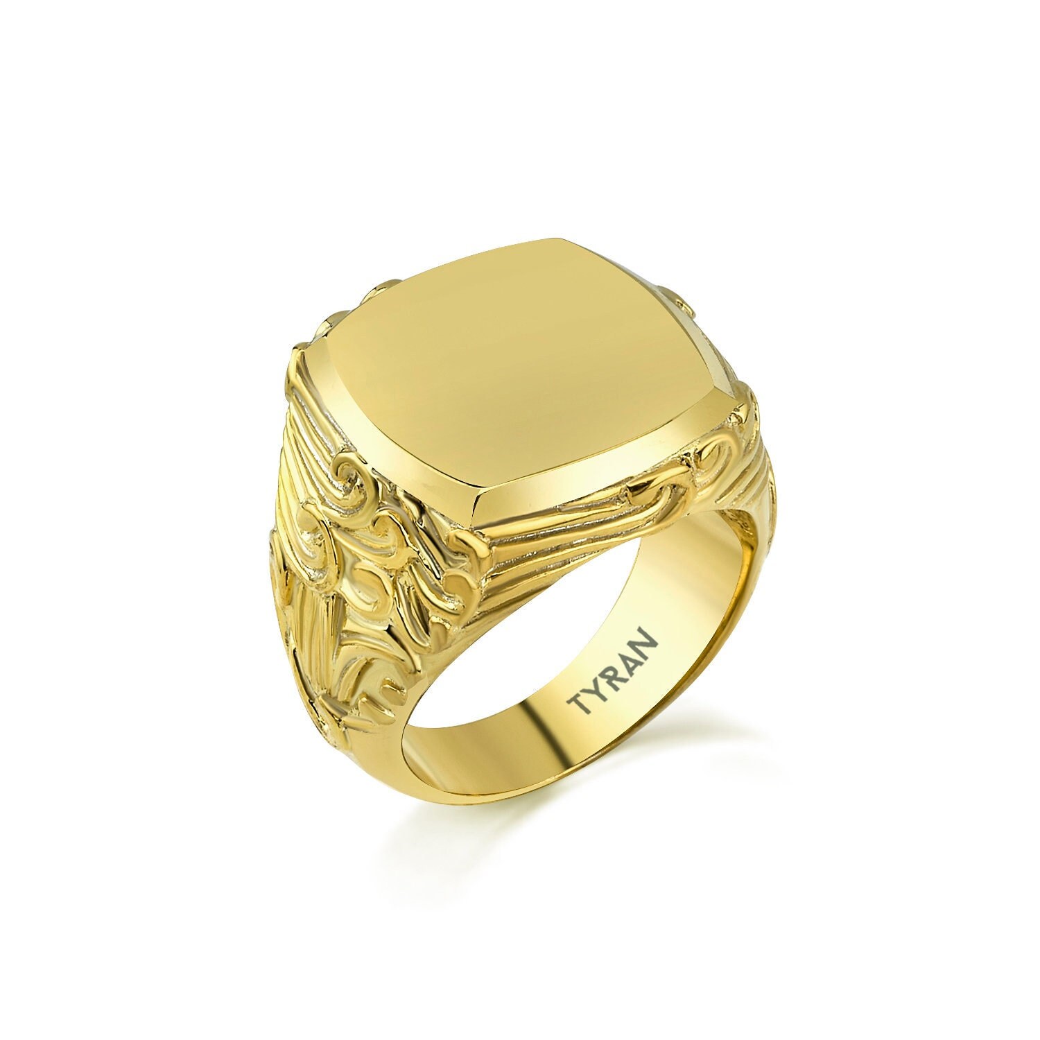 Unique Rings For Man Silver Gift For Man Bague Fleur De Lys Homme Chevaliere Homme Fleur De Lys Mens Signet Ring Man Rose Gold Pinky Ring