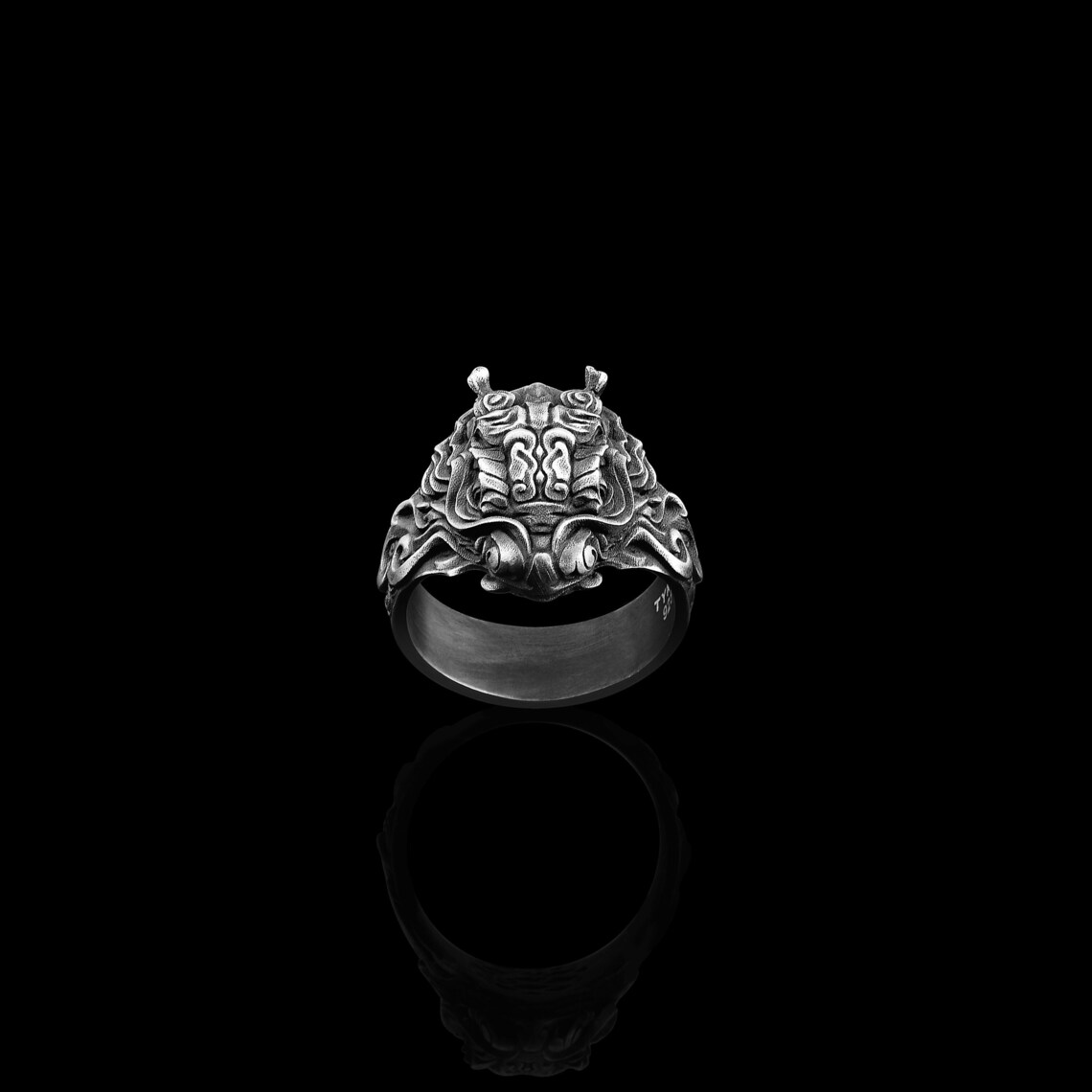 Mens Dragon Ring Silver Dragon Ring Mens Ring Unique Etsy