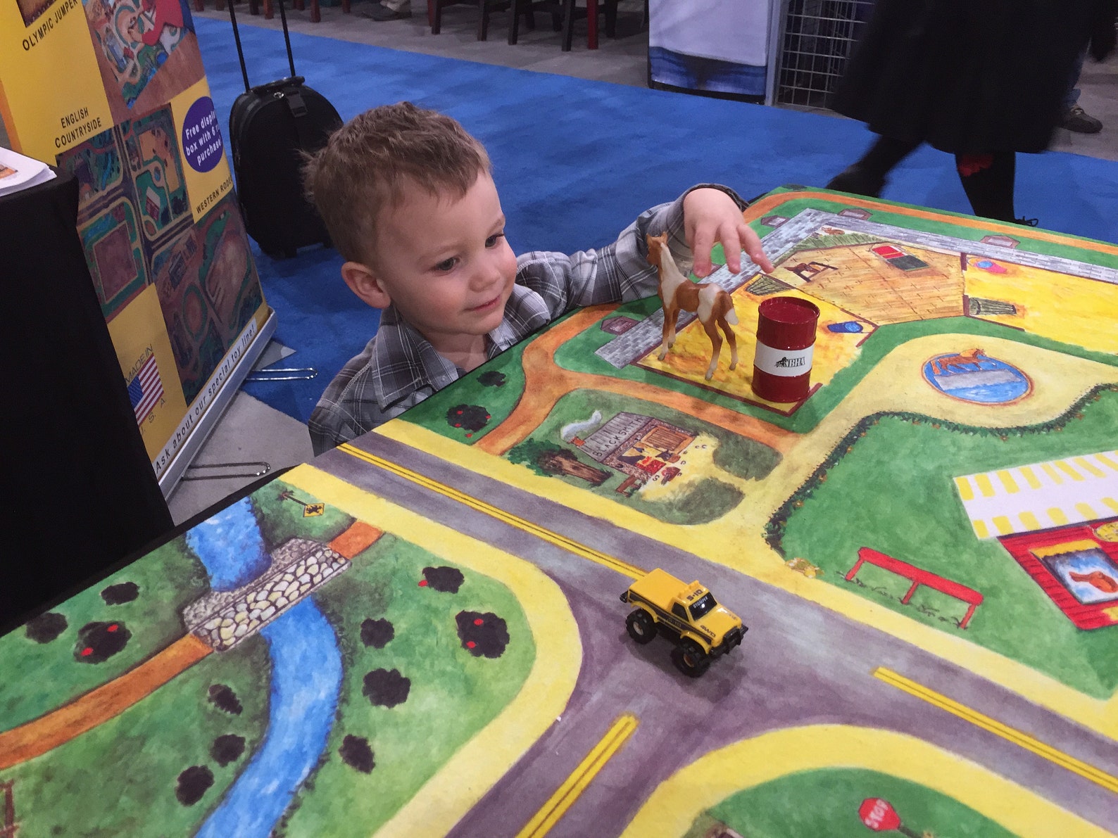 HORSEPLAY ENGLISH Countryside Rug for Kids. Durable Cushioned Etsy