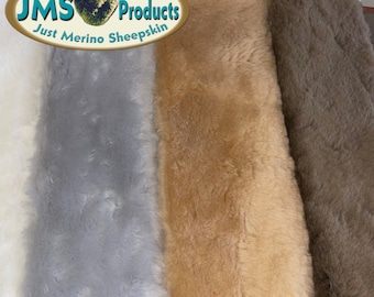 PILATES Reformer Strap Pad Just Merino Sheepskin Slide-on TUBE Wool Cushion JMS American made