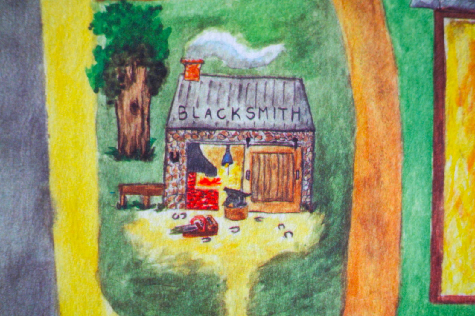 HORSEPLAY ENGLISH Countryside Rug for Kids. Durable Cushioned Etsy