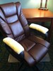 PAIR of 10' Long Authentic Australian Merino Sheepskin ARM REST Covers to Pad Office chairs or Wheel Chair Arms 