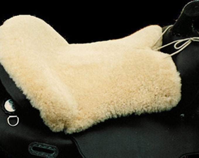 Western Saddle Seat Cushion Genuine Australian Merino Etsy