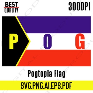 Pogtopia flag vector svg.png.ai.eps.pdf file,New  flag dream smp digital download  file.