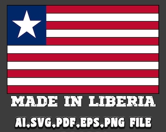 LIBERIA Flaggen-Aufkleber Auto/Motorrad – 100 Mm Vinyl, Wetterfest + 2 Bonus-Sticker
