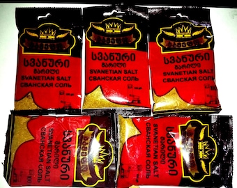 Svaneti Salt: Authentic Georgian Aromatic Seasoning Blend (100g Packs)