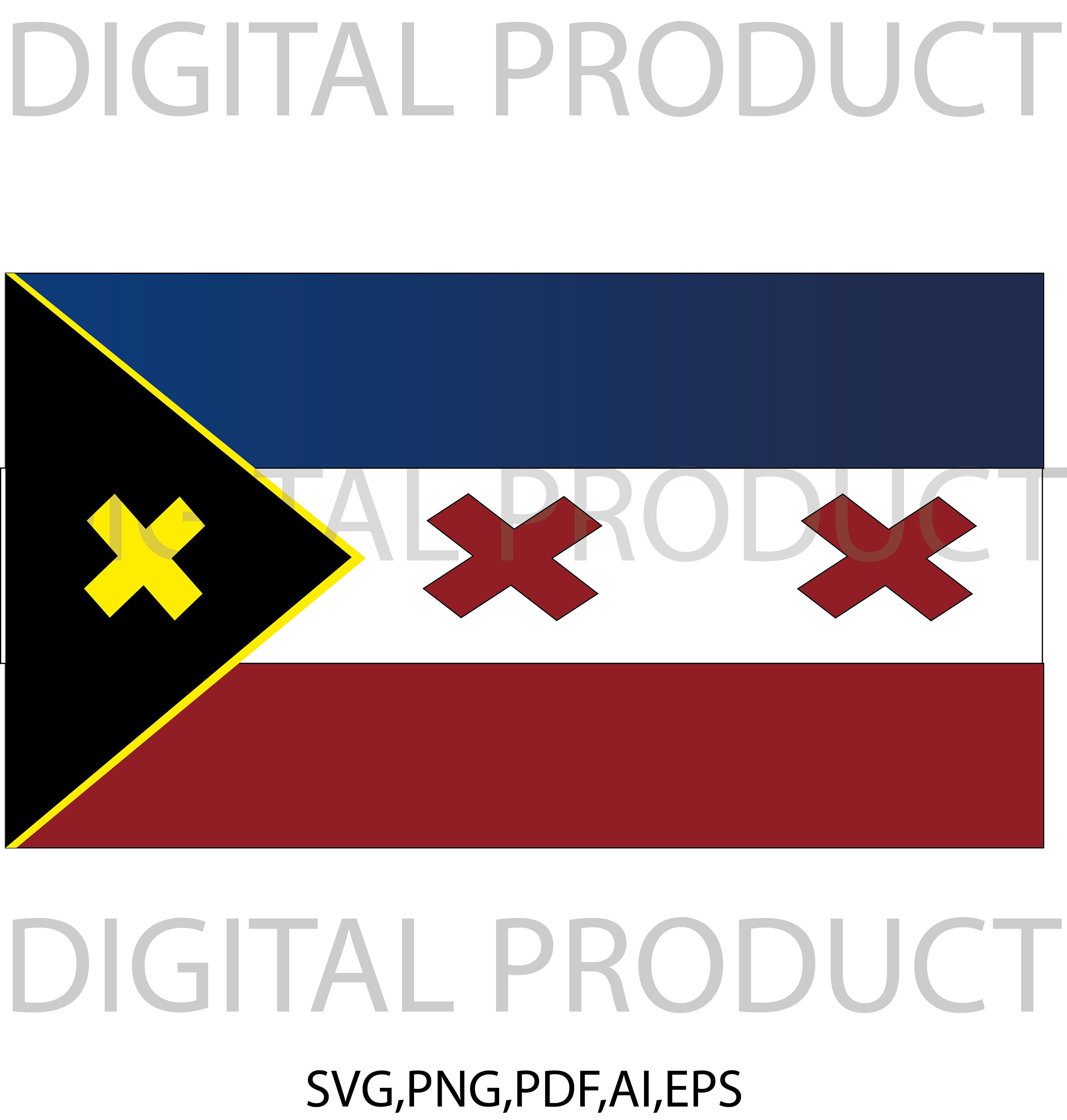 Lmanburg flag SVGPNGAiPDFEps Sublimation Digital | Etsy