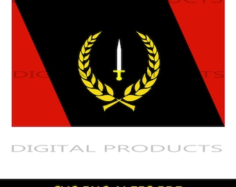 Black Heritage Flag Vector Graphics: Legacy Black SVG Digital Download