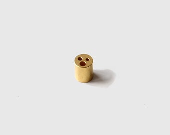 Small Gold Cylinder Incense Stick Holder (for Japanese style Incense Sticks only)