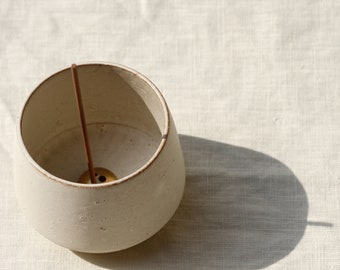 White Onyx Incense Bowl & Brass Dome Incense Stick Holder