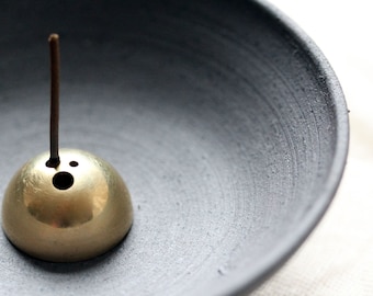 Incense Holder | Zen Style Incense Bowl | Artisan Made Terracotta Chalice Incense Holder