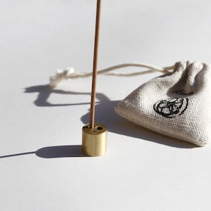 真鍮製お香立て | 金筒型お香立て | 日本製お香用ピラミッド型お香立て